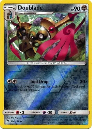 Team Up Doublade #108/181 reverse holo